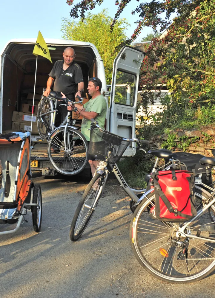 Transfert des bagages et vélos en France