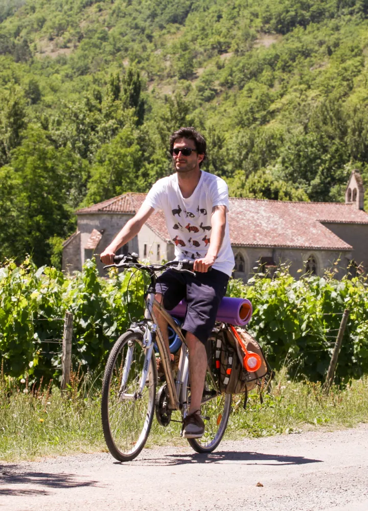 Les vignobles de la Vallée du Lot à vélo
