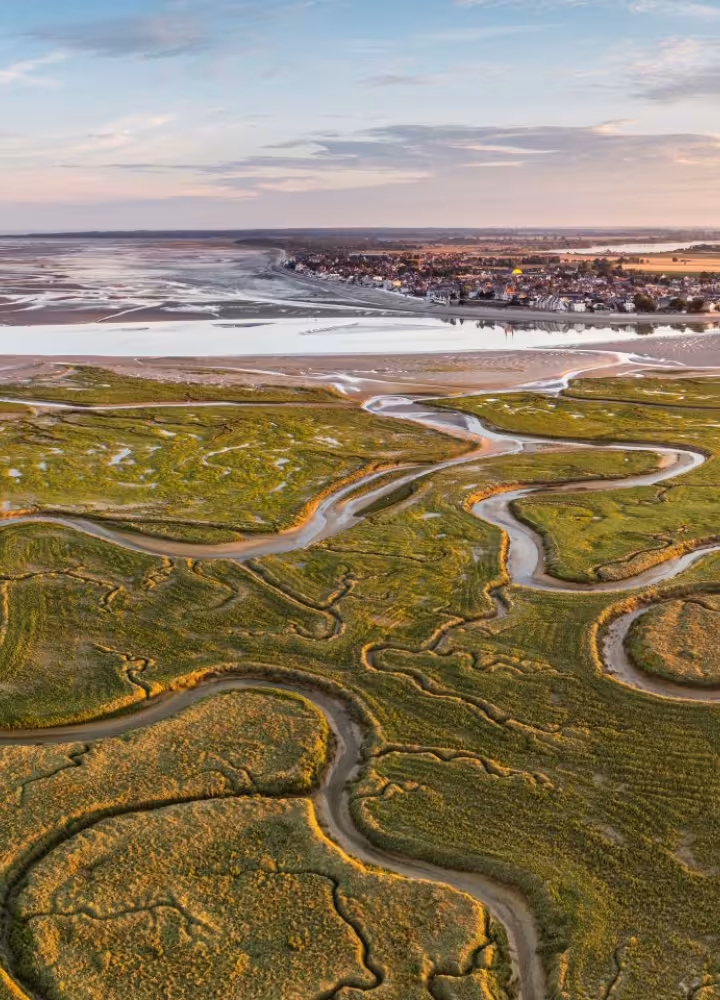 Vue de la baie de Somme depuis en haut
