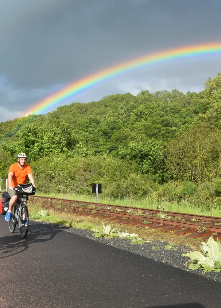 Voie verte vers Maizet dans le Calvados