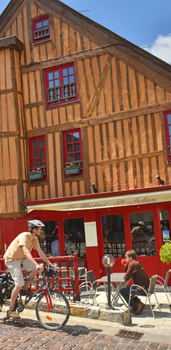 Het middeleeuwse stadje Domfront