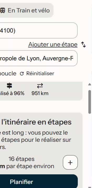 Planificateur France Vélo Tourisme