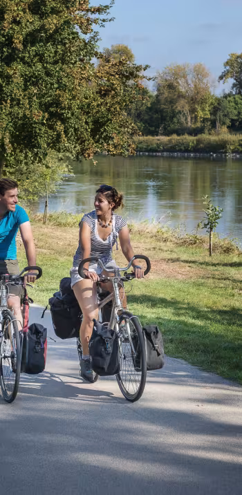 Les bords de Loire sur la Saint Jacques à vélo