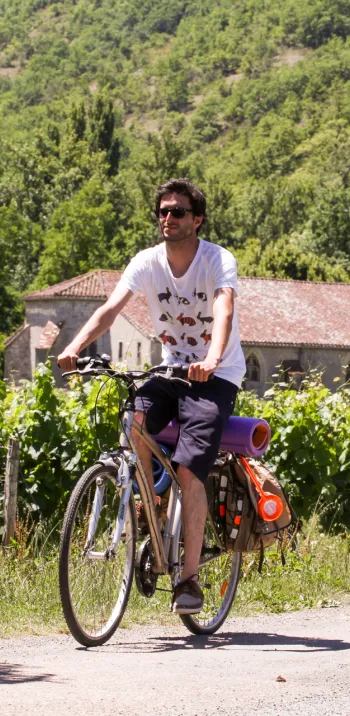 Les vignobles de la Vallée du Lot à vélo