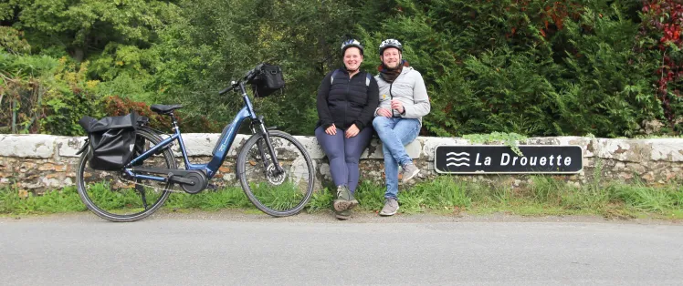 Sandra et Felix sur la Véloscénie