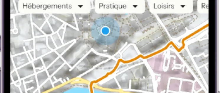Application France VĂ©lo Tourisme - ĂȘtre gĂ©olocalisĂ©