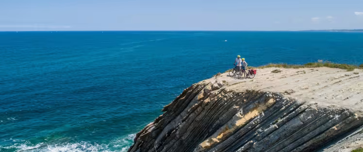 Corniche basque sur La Vélodyssée