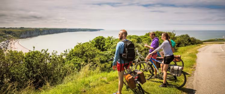 Fietsroute langs de Normandische kust - "La Vélomaritime"