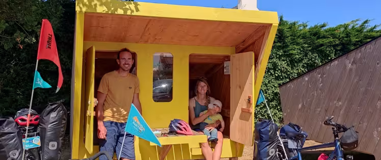 Cabane cyclo sur La Vélomaritime