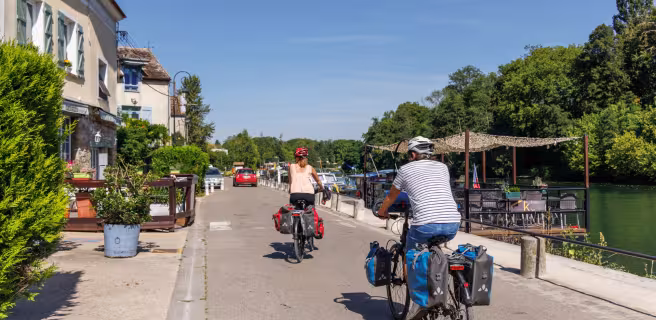 Rives de la Seine à vélo - Samois-sur-Seine, La Scandibérique