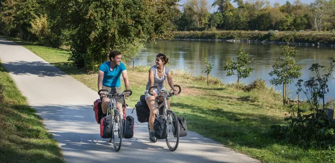 Les bords de Loire sur la Saint Jacques à vélo