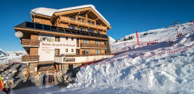 ski aux pieds