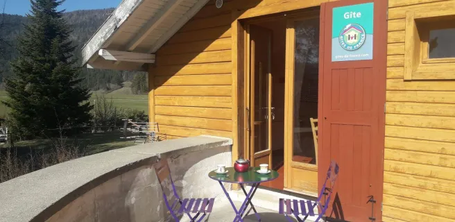 Terrasse côté Sud-Est