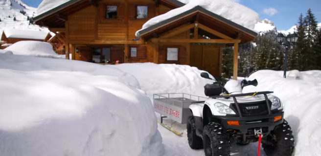 Chalet en hiver