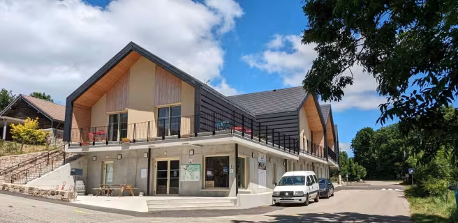 Le nouveau bâtiment d'accueil 