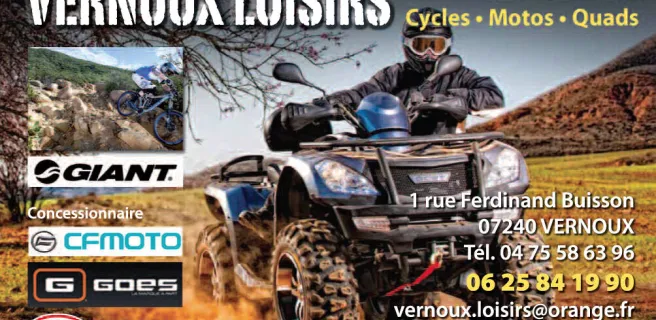 Vernoux Loisirs - Bikes hire