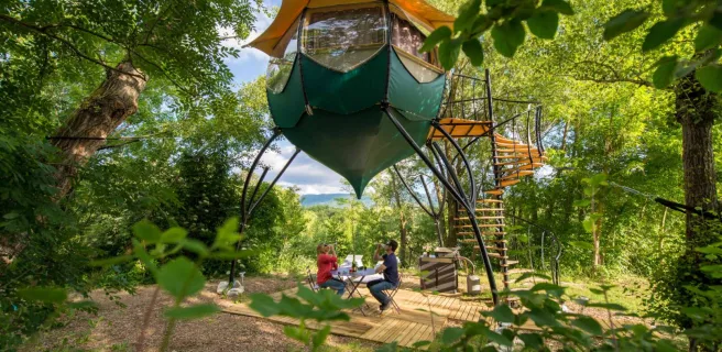 Campalune in Gervanne camping