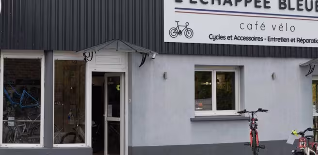 Cafe vélo l'Echappée Bleue