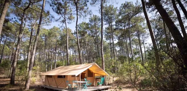 Camping Huttopia – Lac de Carcans