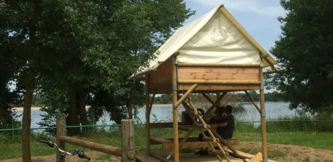 ANJOU BIVOUAC AU CAMPING AU BORD DE LOIRE