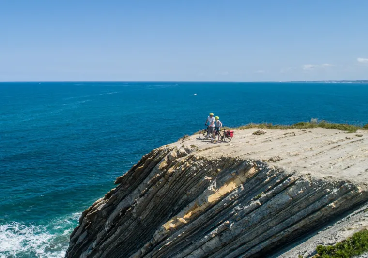 Corniche basque sur La Vélodyssée