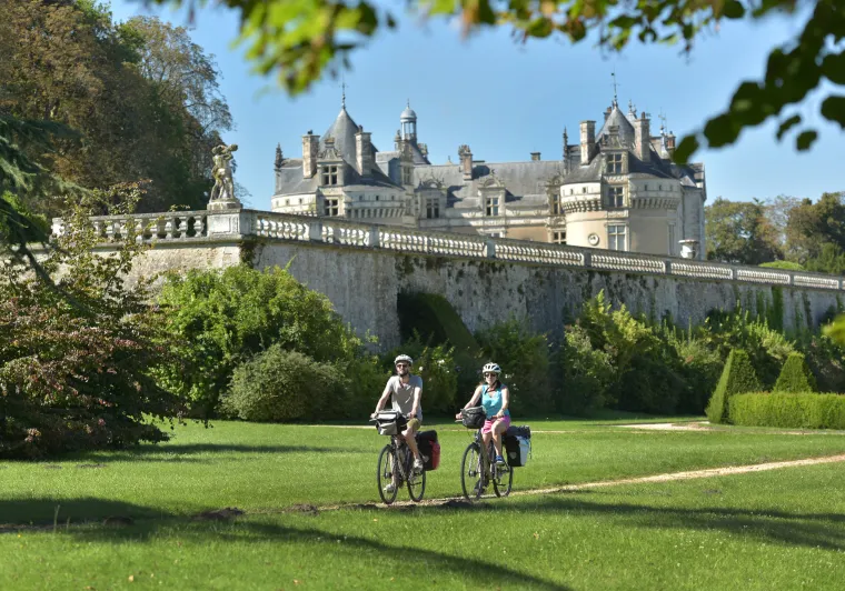Le Château du Lude - Loir Valley auf dem Fahrrad