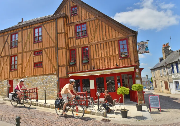 Het middeleeuwse stadje Domfront