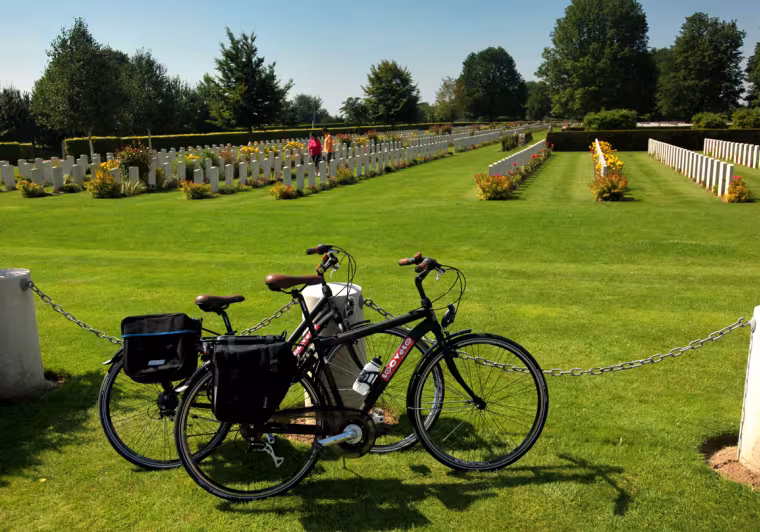 Mémorial de Bayeux à vélo