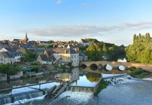 Coucher de soleil sur Beaumont-sur-Sarthe