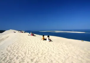 Op de top van de Dune du Pilat