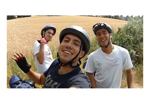 3 amis sur la Véloscénie