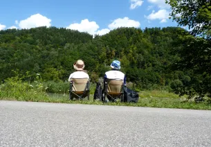 Pause détente sur l'EuroVelo 6