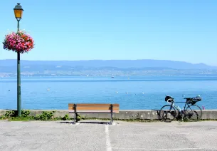 Mijmeren over het diepblauwe meer van Genève