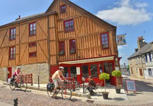 Het middeleeuwse stadje Domfront