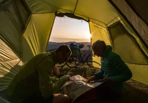Bivouac dans la montagne basque