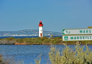 Fin du Canal du Midi à l'étang de Thau vers Marseillan