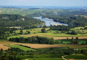  Sancerre, panorama sur les vignes et la loire