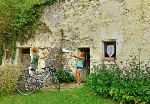 Chambre d'hôte troglodyte à Cunault