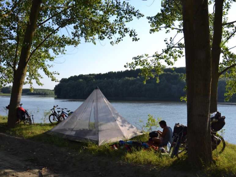 Camping en famille sur l'EuroVelo 6