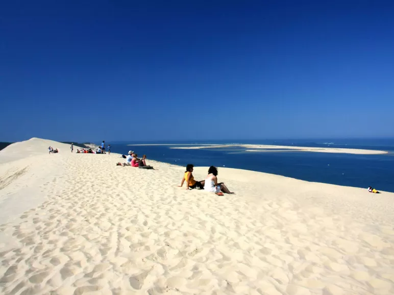Op de top van de Dune du Pilat