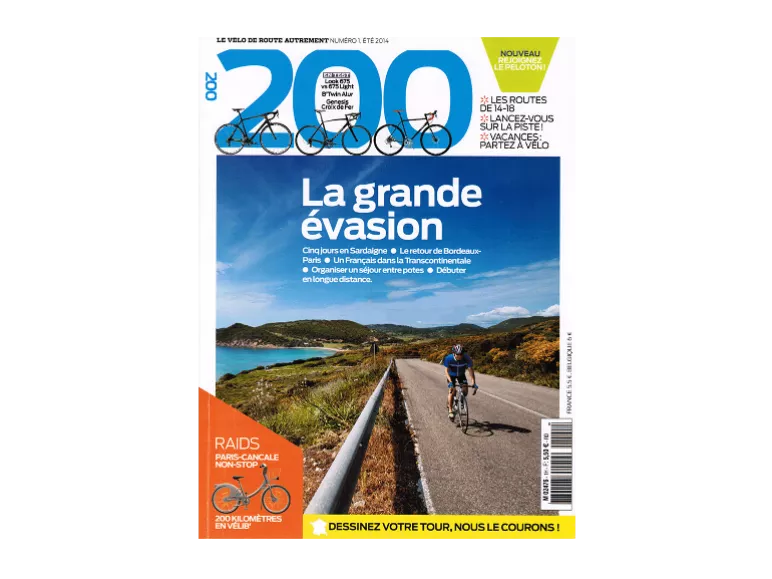 Couverture du magazine vélo 200