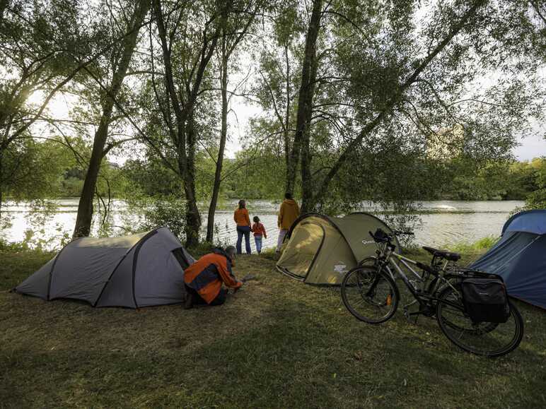 Matériel de camping - Tente pour bivouac à vélo