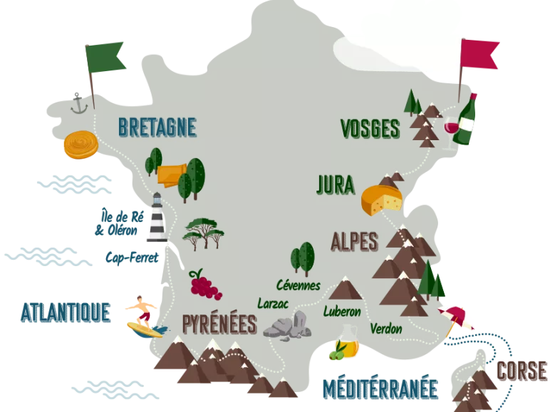 Carte du voyage