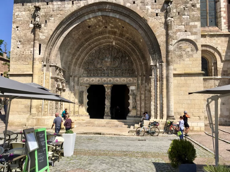 Romaanse kunst en Chasselas druiven in Moissac