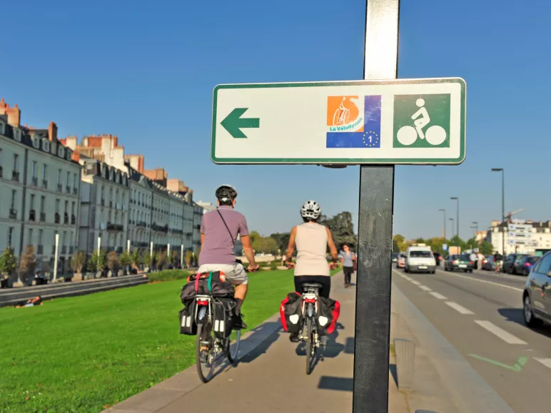 Bewegwijzering van de « EuroVelo » fietsroutes