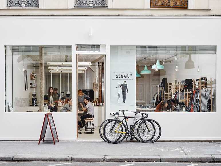 Steel Cyclewear & Coffeeshop à Paris